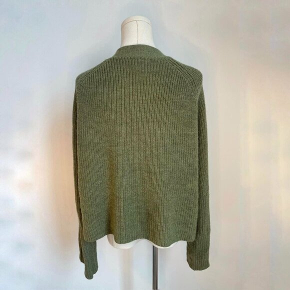 Velvet Marylin Wool Blend Cardigan in Green Womens Size Medium - Picture 2 of 3